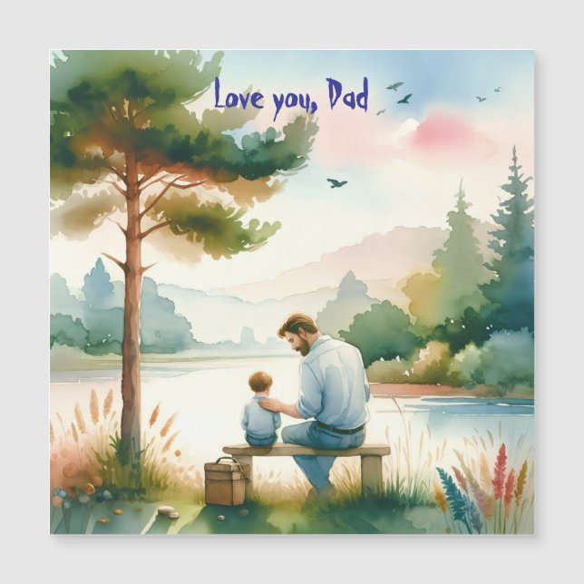 Liebe, Vater Magnetkarte (Vorderseite)