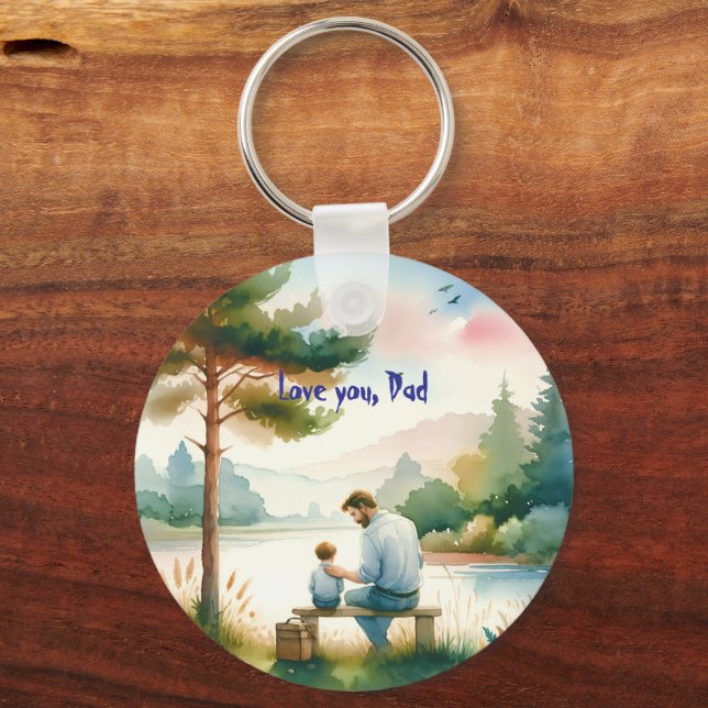 Liebe, Vater Schlüsselanhänger (Vorderseite)