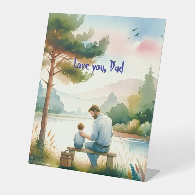 Liebe, Vater Sockelschild (Vorderseite)