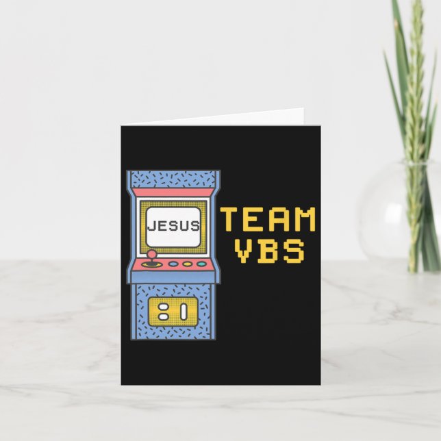 Liebe Vbs 2024 Video Game Vacation Bible School Re Karte (Vorderseite)