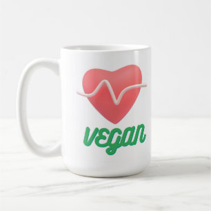 Liebe vegan kaffeetasse