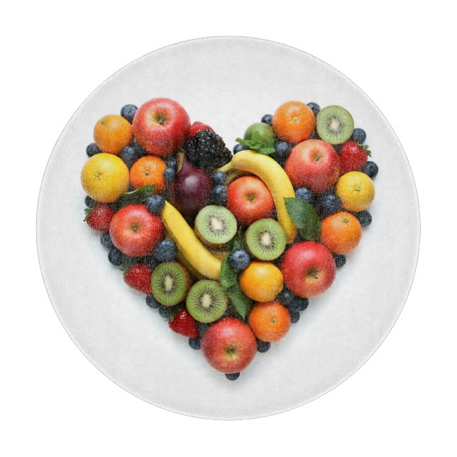 Liebe Vegan Schneidebrett (Vorderseite)