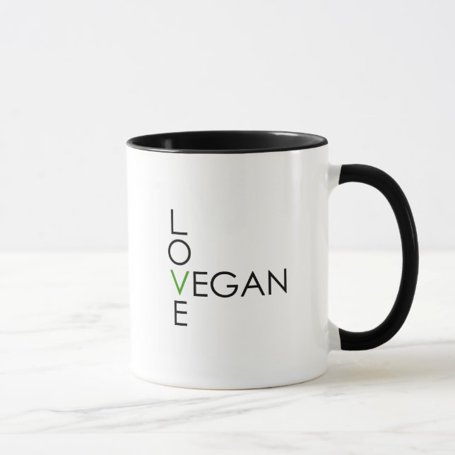 Liebe vegan tasse (Rechts)