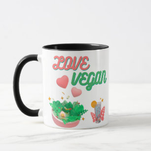 Liebe vegan tasse