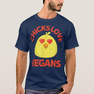 Liebe Vegans Spaß Feinschmecker Vegetarier T-Shirt