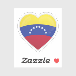 Liebe Venezuela Aufkleber