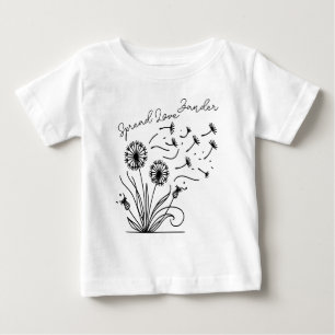"Liebe verbreiten" anpassbar Baby T-shirt