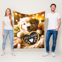 Liebe verbreiten: Goldener Retriever mit "You Are 