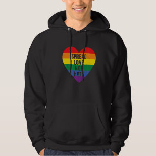 Liebe verbreiten Nicht hassen LGB Bisexuellen Quee Hoodie