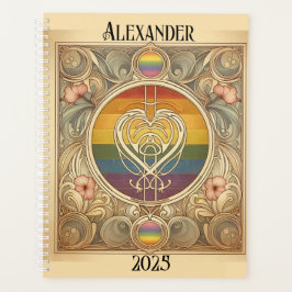 Liebe vereint uns mit Pastel Rainbow Planer