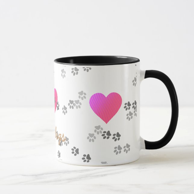 Liebe verfolgt - Tasse - Schablone (Rechts)