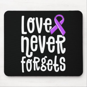Liebe vergisst nie, dass Erinnerungen Alzheimer-En Mousepad