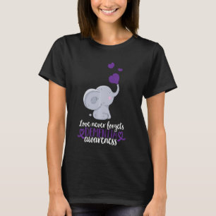Liebe vergisst niemals Demenz-Bewusstsein Alz T-Shirt