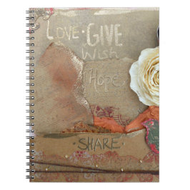 Liebe verleiht Hoffnung auf gemeinsame Medienkunst Notizblock