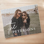 Liebe Verlobt Newlyweds Couple Foto Jigsaw Puzzle<br><div class="desc">Liebe Verlobt Newlyweds Couple Foto Tapestory</div>