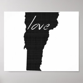 Liebe Vermont Wall Poster