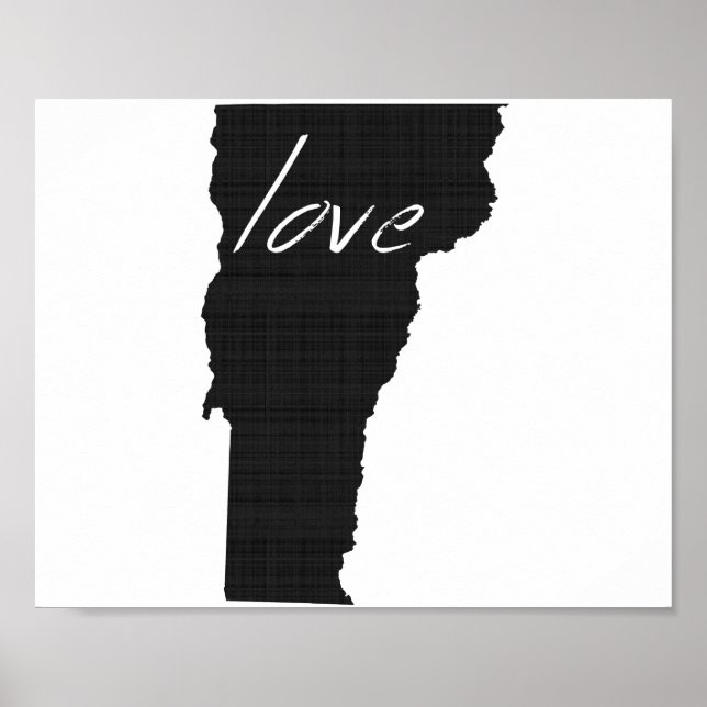 Liebe Vermont Wall Poster (Vorne)