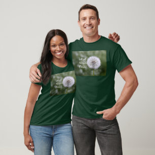 Liebe Versage Dandelion1 Korinther 13 T-Shirt