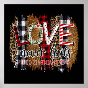 Liebe Versage nie Poster