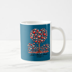 Liebe versagt nie 1 korinther 13_8 Herz Baum Kaffeetasse