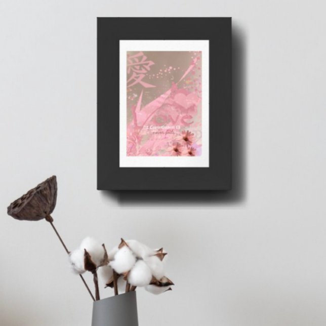 Liebe versagt nie ConeFlower Collage Poster (Von Creator hochgeladen)