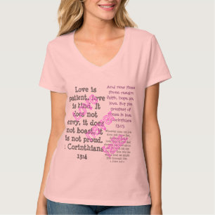 Liebe versagt nie - der Hanes der Frauen T-Shirt