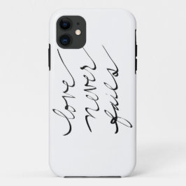 "Liebe versagt nie" iPhone Fall Case-Mate iPhone Hülle