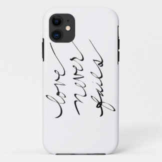 "Liebe versagt nie" iPhone Fall Case-Mate iPhone Hülle