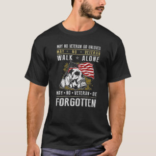 Liebe Veteran Soldat Militärkrieger American Fla T-Shirt