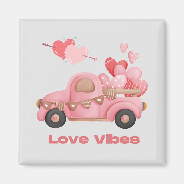 Liebe vibes , Valentinstag 2023 Magnet (Vorne)