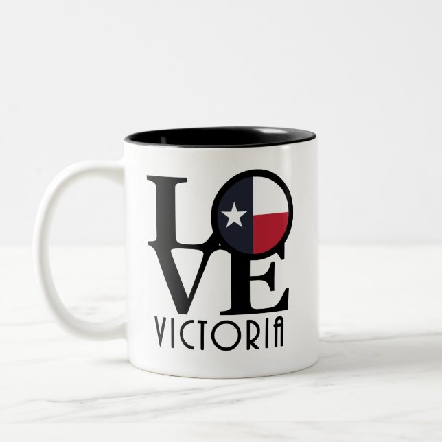 LIEBE Victoria 11oz Zweifarbige Tasse (Links)