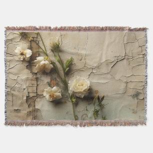 Liebe Vintager Dokumente mit Blume (3) Decke