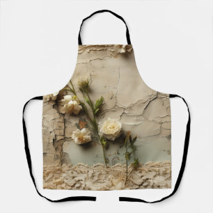 Liebe Vintager Dokumente mit Blume (3) Schürze