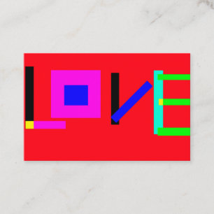 Liebe Visitenkarte