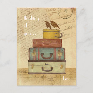 Liebe Vögel Denken Sie an Sie Postkarte