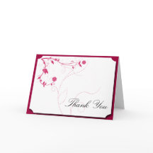 Liebe Vögel in Rosa und Weiß Vielen Dank