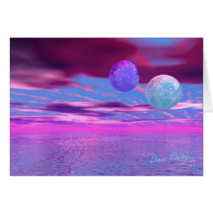 Liebe-Vögel - rosa und lila Leidenschaft