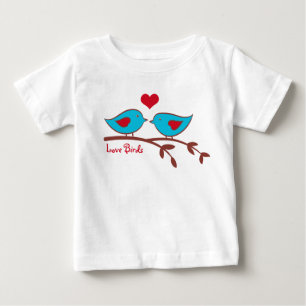Liebe-Vogel-Shirt Baby T-shirt