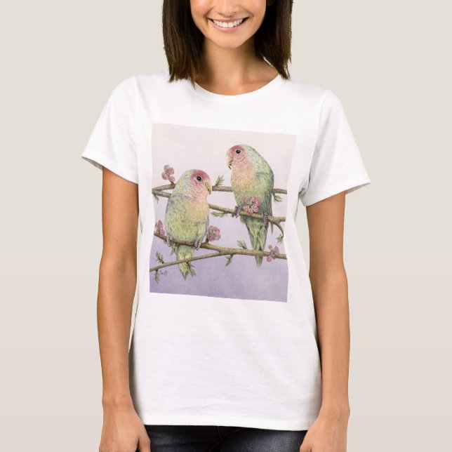 Liebe-Vögel T-Shirt (Vorderseite)