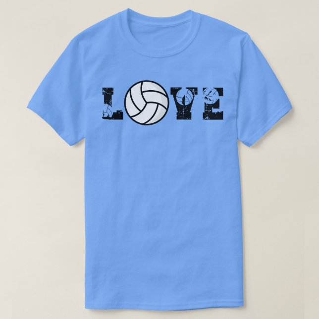Liebe Volleyball 1 T-Shirt (Design vorne)