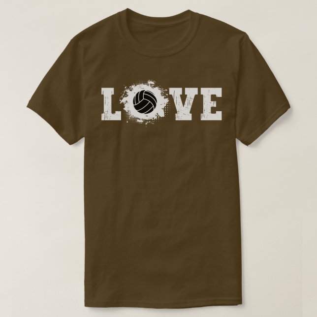 Liebe Volleyball 6 T-Shirt (Design vorne)