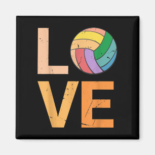 Liebe Volleyball Bester Spaß Geburtstagsveranstalt Magnet