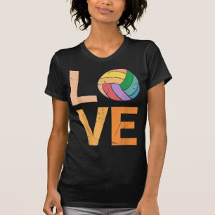 Liebe Volleyball Bester Spaß Geburtstagsveranstalt T-Shirt