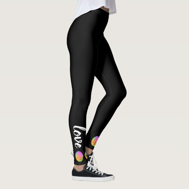 Liebe Volleyball Leggings (Rechts)