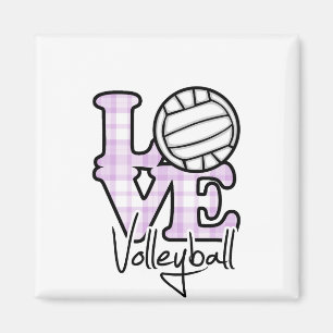 Liebe Volleyball Magnet