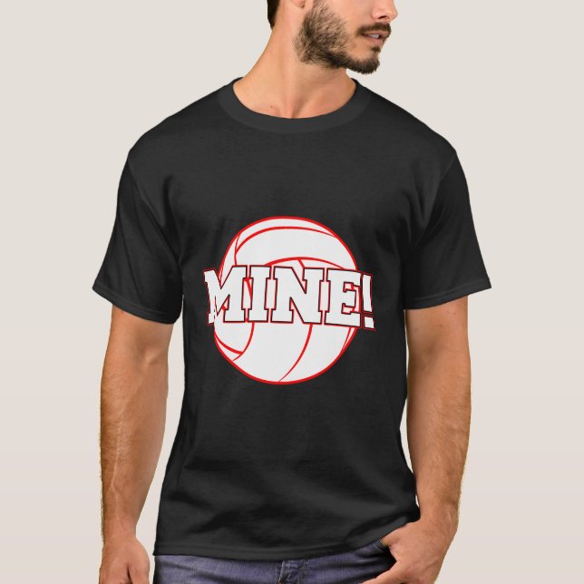 Liebe Volleyball Mine für N T-Shirt (Vorderseite)