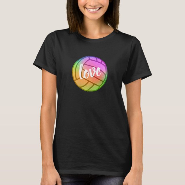 Liebe Volleyball T-Shirt (Vorderseite)