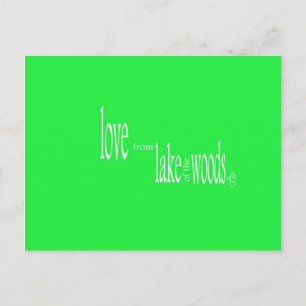 Liebe Vom Waldrand Postkarte