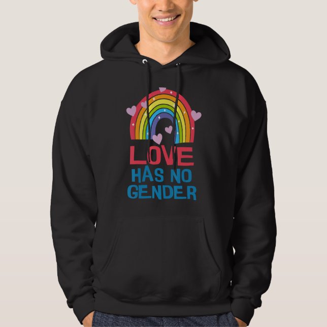 Liebe von 5 hoodie (Vorderseite)