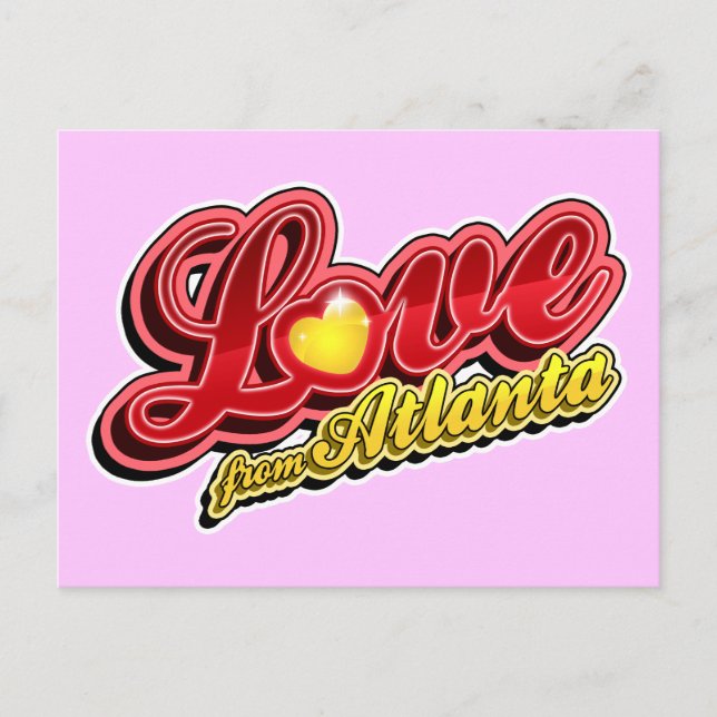 Liebe von Atlanta Postkarte (Vorderseite)